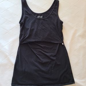Boob Design Black Nursing Tank M